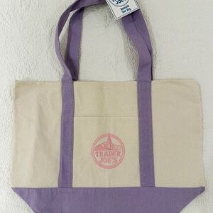 Trader Joe's Limited Edition Large Canvas Tote Bag